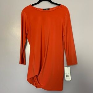 Lisette-L Emma Jersey Knit Tangerine 3/4 Sleeve
